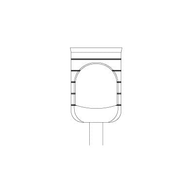 Meisinger 229-080 RAL Trephine Bur, 8.0mm Internal Diameter, 9.0mm External Diameter, 10mm Working Length, Stainless Steel, Right Angle Surgical Long Shank thumbnail 3