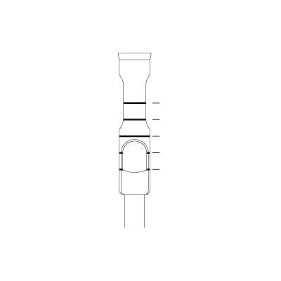 Meisinger Trephine Control Bone Replacing System Bur, 229L-030-RAL, 3.0 mm Inside / 4.0 mm Outside Diameter, 14 mm Length, RA Long Shank, 1/Pkg thumbnail 2