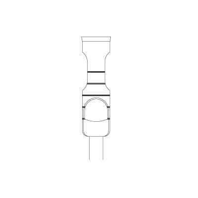 Meisinger 229L-040 RAL Trephine Bur, 4.0mm Internal Diameter, 5.0mm External Diameter, 14mm Working Length, Stainless Steel, Right Angle Long Shank thumbnail 3