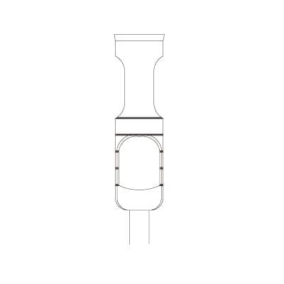 Meisinger Trephine Control Bone Replacing System 229XL-050-RAL, Right Angle Long Shank, 5.0 mm Inside / 6.0 mm Outside Diameter, 18 mm Length, 1 Each thumbnail 2