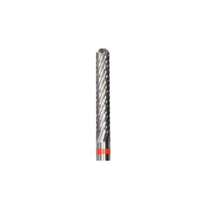 Meisinger Tungsten Carbide Cutter, HP, FX, Round End, X-Cut Fine, Red Ring, Cylinder, HM 486FX-023, 2.3 mm Diameter, 14.0 mm Head Length, 2/Pkg - Tungsten Carbide Cutters – HP, FX, Round End, X-Cut Fine, Red Ring - Cylinder, Round End, HM 486FX-023, HP, 2.3 mm Diameter, 14.0 mm Head Length - Image 1