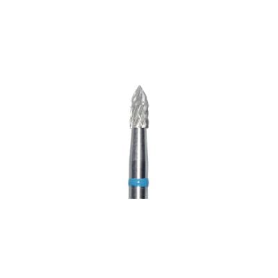 Meisinger HM487MG-023 Carbide Lab Bur, Minis X Cut, Medium, 2.3 mm, HP, Blue Ring, 1/Pkg thumbnail 2