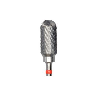 Meisinger Tungsten Carbide Lab Bur, Fine Round Barrel, HP Handpiece, X-Cut, 6.0 mm Diameter, 13.7 mm Head Length, Red Ring, HM72FX-060, 1 Each thumbnail 6