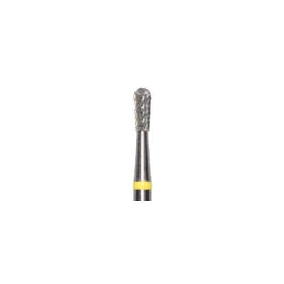 Meisinger Tungsten Carbide Cutter, Lab Pear, X-Cut Extra Fine, Yellow Ring, HP, 2.3 mm Diameter, 5.5 mm Head Length, HM77EX-023 thumbnail 6