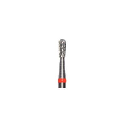 Meisinger Tungsten Carbide Cutter, HM 77MF-023, Mini Fine Pear, X-Cut, Red Ring, HP, 2.3 mm Diameter, 5.5 mm Head Length, 2/Pkg thumbnail 4