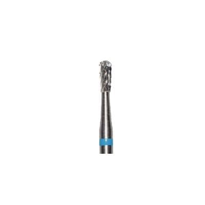 Meisinger Tungsten Carbide Lab Bur, Small Regular Pear, X-Cut Medium, Blue Ring, HP (Handpiece), 2.3 mm Diameter, 5.5 mm Head Length, HM 77MG-023 thumbnail 6