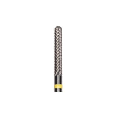Meisinger Tungsten Carbide Cutter, HM 486ET-023, Inverted Cone, 2.3 mm Diameter, Extra Fine Grit, 2/Pkg - Tungsten Carbide Cutters – 2.3 mm Diameter - HM 486ET-023, HP, 2.3 mm Diameter, 14.0 mm Head Length, 44.0 mm Shank Length, Extra Fine Grit - Image 1