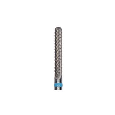 Meisinger Tungsten Carbide Lab Bur, HM486GT-023, HP, 2.3mm Diameter, Cylinder Round End, X-Cut, Medium Grit, 14.0mm Head Length, 44.5mm Shank Length thumbnail 4