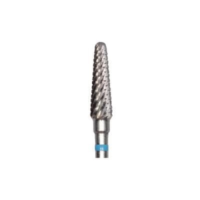 Meisinger Tungsten Carbide Lab Bur, HM79GT-040, HP Handpiece, 4.0 mm Diameter, Tapered Round End, Medium Grit, 14.2 mm Head Length, 44.0 mm Shank Length thumbnail 7