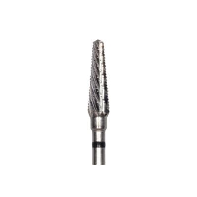 Meisinger Tungsten Carbide Lab Bur, Tapered Round End, Extra Coarse, 4.0 mm Diameter, HP, HM79ST-040 thumbnail 4