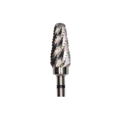 Meisinger Tungsten Carbide Lab Bur, Tapered Round End, Extra Coarse, 6.0 mm Diameter, 12.7 mm Head Length, HP Handpiece, HM79ST-060 thumbnail 5