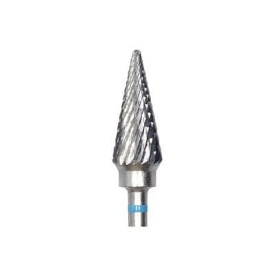 Meisinger HM 416GX-060 Lab Carbide Bur, X-Cut (Crosscut), Medium, Christmas Tree/Tapered Point, 6.0 mm Head Diameter, HP (Handpiece) Shank, 1/Pkg thumbnail 6