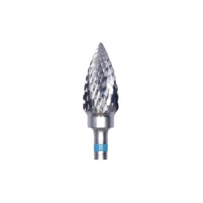 Meisinger HM78GX-060-HP Carbide Lab Bur, Medium Flame, Cross-Cut, 6.0 mm, Handpiece, 1/Pkg thumbnail 5