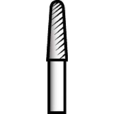 Midwest® Operative Carbide Bur #1703, HP, Tapered Fissure Crosscut Flat End, 2.1 mm Diameter, 4.5 mm Length, 10/Pkg, 389385 thumbnail 8