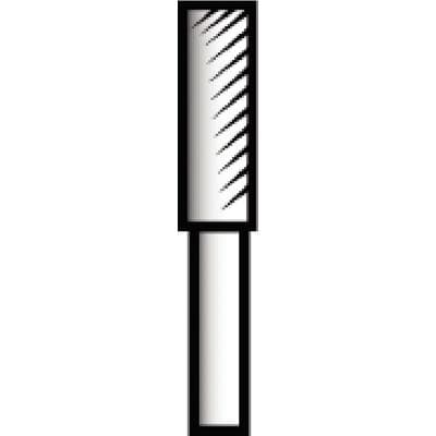 Midwest Operative Carbide Bur #557-L, FG, Straight Fissure, Flat End Crosscut, 6 Flutes, 1.0 mm Diameter, 4.9 mm Length, 100/Bag, 386291 thumbnail 8