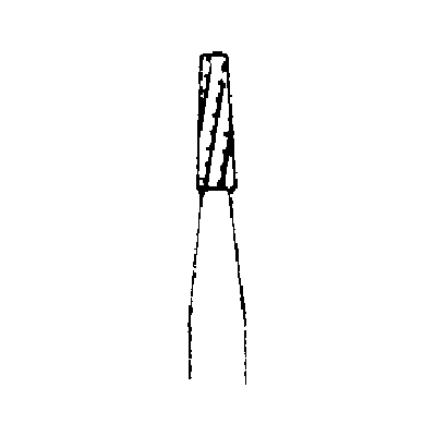 SS White FG #701 Taper Flat End Cross Cut Carbide Bur, Friction Grip, 1.2 mm Diameter, 3.8 mm Head Length, 100/Pk, 13701 thumbnail 10