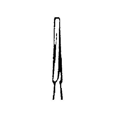 SS White FG #170L Tapered Fissure Plain Carbide Bur, Flat End, Friction Grip, 1.0 mm Diameter, 5.0 mm Length, 100/Pkg thumbnail 8