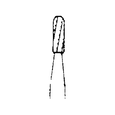 SS White FG #1558 Straight Round End Cross-Cut Carbide Bur, Friction Grip, 1.2 mm Diameter, 3.8 mm Head Length, 100/Bx, 13580 thumbnail 10
