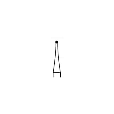 Alpen Carbide Bur #1 Round FG Short Shank, 0.8 mm Diameter, 10/Pkg, 1-313-0.80 thumbnail 5