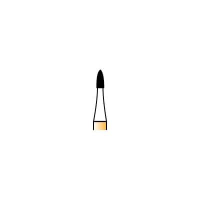 Alpen Carbide Trimming & Finishing Bur, Flame, 12-Blade, Friction Grip, #7104, 1.4 mm Diameter, 5/Pack thumbnail 5