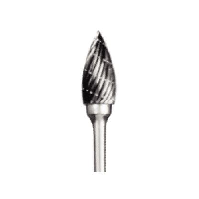 Abbott-Robinson® Tungsten Carbide Bur, Flame Dual Cut, #81A/61A, HP, 1/Pkg thumbnail 2