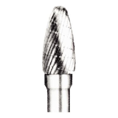 Buffalo Dental Abbott-Robinson A1/2 Tungsten Carbide Lathe Bur, Taper Dual Cut, 1/2" Head Diameter, 1/4" Shank, Single Bur thumbnail 4