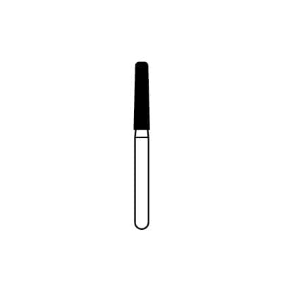Solo Diamond Single-Use Diamond Bur, FG, Modified KR Taper, #0818.8, 1.8 mm Head Diameter, Coarse, Green, 25/Pk, 847KR018C thumbnail 10