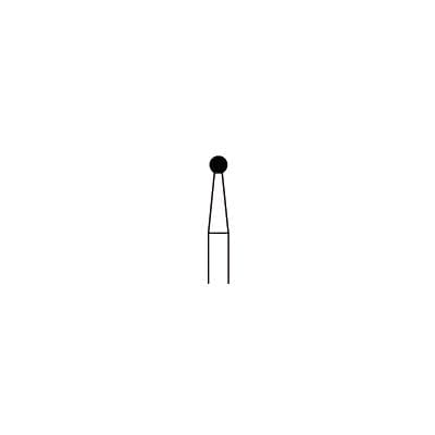Piranha Diamond Single-Use Burs, FG, Round, # 801-014, 1.4 mm, Coarse, Green, 25/Pk, 801-014C thumbnail 10