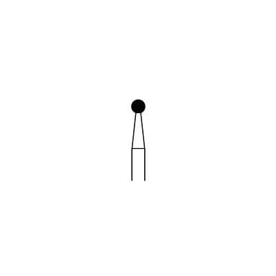 Piranha® Single Patient Use Diamond Bur, Round FG, Medium Grit, 1.8 mm Diameter, 25/Pkg, #801-018M - Piranha® Single Patient Use Diamonds – Round FG, 25/Pkg - Medium, Size #801-018M, 1.8 mm Diameter - Image 1