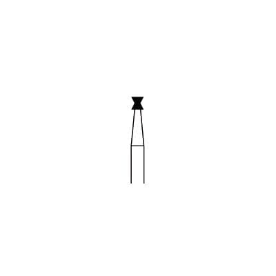 Piranha® Single Patient Use Diamond Bur, Double Inverted Cone FG, Medium Grit, #813-014M, 1.4 mm Diameter, 25/Pkg thumbnail 8