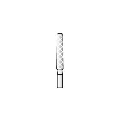 Piranha® 2X Single Patient Use Turbo Double Action Diamond Bur, FG, Medium, Flat End Taper, Blue Ring, #848-020-2X, 2.0 mm Head Diameter, 10.0 mm Head Length, 5/Pkg thumbnail 8