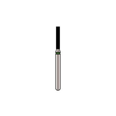 Alpen X1 Diamond Bur, FG, #837-012C, Cylinder Flat End, Coarse, Green, 1.2 mm, 25/Pk, X837C012 thumbnail 16