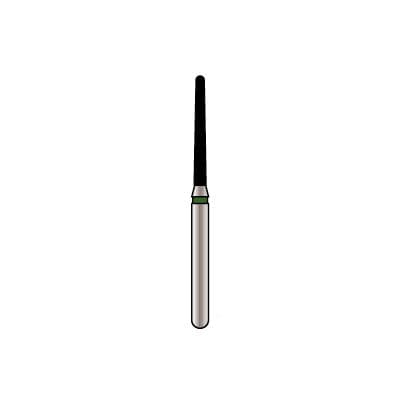 Alpen® x1 Single Use Diamond Burs – FG, Medium, Gray, 25/Pkg - Tapered Round End, # 850, 1.2 mm Diameter, 10.0 mm Length thumbnail 3
