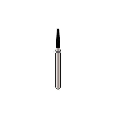 Alpen x1 Single-Use Diamond Bur, FGSS, #855-016SC, Round End Taper, Super Coarse, Black, 1.6 mm Diameter, 6.0 mm Length, 25/Pk, X855SC016S thumbnail 16