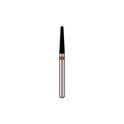 Alpen X1 Diamond Single Use Bur, FG, #8568-016SC, Tapered Round End, Super Coarse, Black, 25/Pk, X8568SC016 thumbnail 17