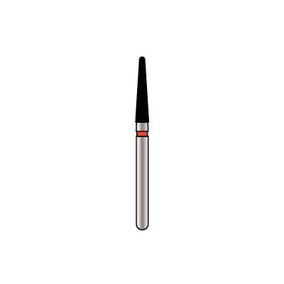 Alpen X1 Diamond Single Use Bur, FG, #856L-018SC, Tapered Round End, Super Coarse, Black, 25/Pk, X856LSC018 thumbnail 9