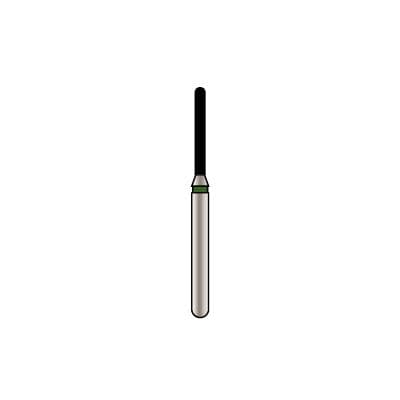 Alpen® x1 Single Use Diamond Burs – FG, Super Coarse, Black, 25/Pkg - Cylinder Round End, # 881, 1.2 mm Diameter, 8.0 mm Length thumbnail 15