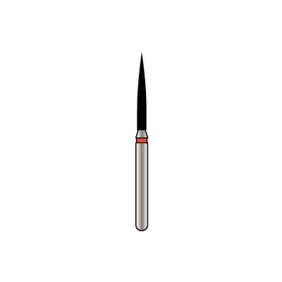 Alpen x1 Single-Use Diamond Bur, FG, Fine Grit, Flame Shape, #863-012, 1.2 mm Diameter, 10.0 mm Length, 25/Pk, X863F012 thumbnail 14