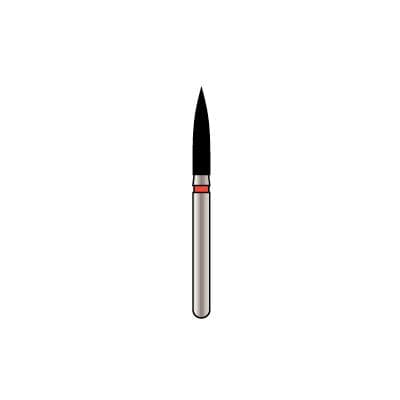 Alpen X1 Single-Use Diamond Bur FG #862-016, Coarse, Flame Shape, 1.6mm Diameter, 8.0mm Length, Sterile, 25/Pk thumbnail 7