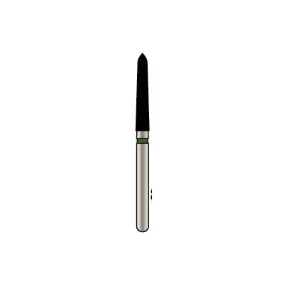 Alpen x1 Single-Use Diamond Bur, FG, #878K-018, Curettage/Pointed Taper, Super Coarse, Black, 25/Pk, X878KSC018 thumbnail 9