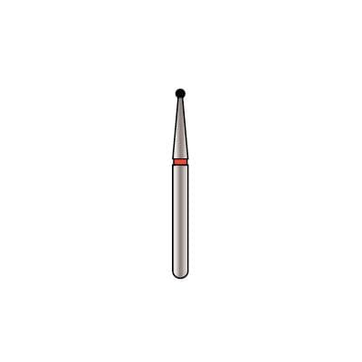 Alpen x1 Single-Use Diamond Bur, FG, #801-010M, Round (Ball), 1.0 mm, Medium Grit, Gray, 25/Pk, X801M010 thumbnail 8