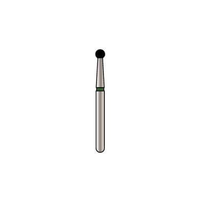 Alpen x1 Single-Use Diamond Bur, FG, Round #801, 1.8 mm, Medium Grit, Gray, 25/Pk, X801M018 thumbnail 7