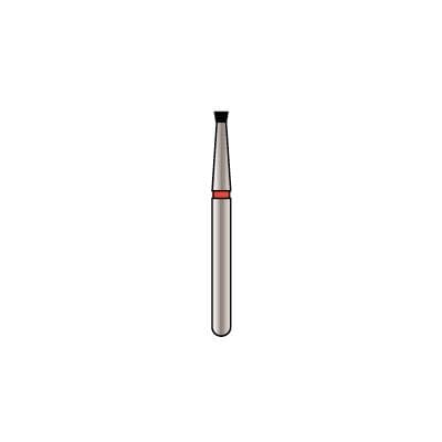 Alpen x1 Single-Use Diamond Bur, FG, Medium Grit, Inverted Cone, #805-012, 1.2 mm Diameter, 0.9 mm Length, 25/Pk thumbnail 4