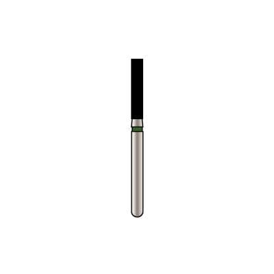 Alpen x1 Single-Use Diamond Bur FG #837-016, Flat End Cylinder, Coarse, Green Ring, 1.6mm Diameter, 8.0mm Length, 25/Pk, X837C016 thumbnail 7