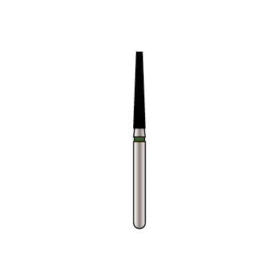 Alpen x1 Single-Use Diamond Bur, FG, Fine Grit, Flat End Taper, #847-016, 1.6 mm Diameter, 8.0 mm Length, 25/Pk, X847F016 thumbnail 7
