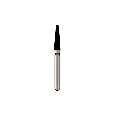 Alpen x1 Single-Use Diamond Bur, FG, #856-021SC, Round End Taper, Super Coarse, Black, 2.1 mm, 25/Pk, X856SC021 thumbnail 17