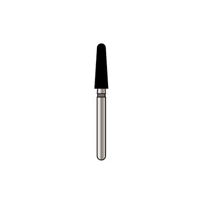 Alpen x1 Single-Use Diamond Bur, FG, #856-024SC, Round End Taper, Super Coarse, Black, 2.4 mm, 25/Pk, X856SC024 thumbnail 16