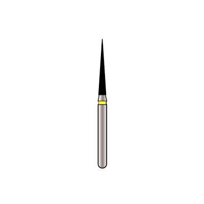 Alpen X1 Single-Use Diamond Bur, FG, #859-014EF, Cone Pointed End, 1.4 mm, Extra-Fine, Yellow, 25/Pk, X859EF014 thumbnail 15