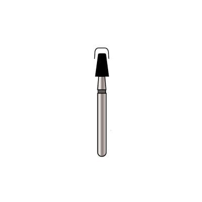 Alpen® x1 Single Use Diamond Burs – FG, Medium, Gray, 25/Pkg - Large Tapered Modified Flat End, # 845R, 2.5 mm Diameter, 4.0 mm Length thumbnail 6