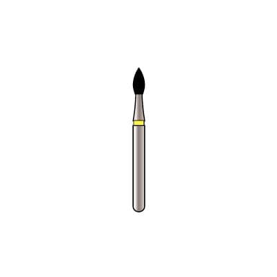 Alpen X1 Single-Use Diamond Bur FG #368-016EF, Football Shape, Extra Fine Grit, Yellow Ring, 1.6mm Diameter, 3.5mm Length, 25/Pkg, X368EF016 thumbnail 7